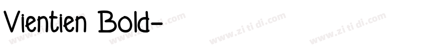 Vientien Bold字体转换